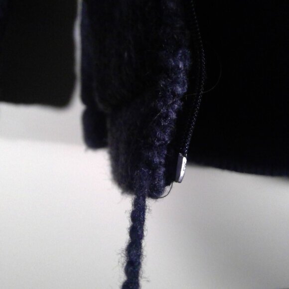 Native Spirt knitted Llama Wool Jacket fleece lined MED Owls - Picture 12 of 14